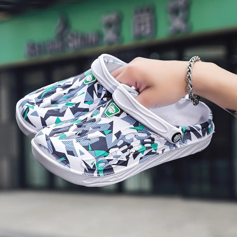 Nouvelle mode sandales hommes sabots sandales confortables respirant plage sandales hommes femmes sabots pantoufles fond souple hommes chaussures