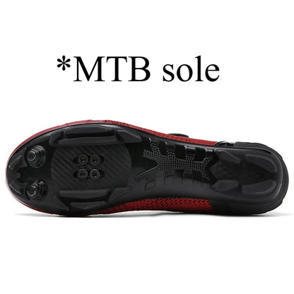 Men's Cycling Shoes Professional MTB Sneakers Bike Flat Racing for Men Breathable Mountain Biking Footwear