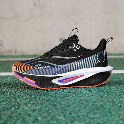 2025 Men's And Women's Carbon Board Running Shoes Professional Marathon, Lightweight Rebound Cushioning Breathable Sports Shoes