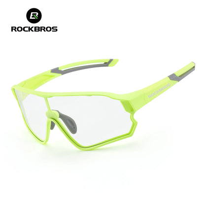 ROCKBROS Kids Polarized Photochromic Cycling Glasses UV400 Protection Outdoor Sports Sunglasses Child MTB Bicycle Eyewear