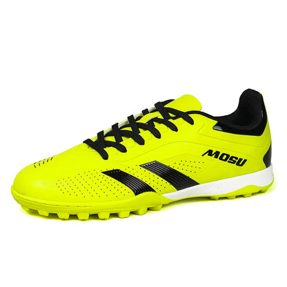 Neue Fußballschuhe für Herren und Damen, Hallen- und Outdoor-Sportschuhe mit langen Stollen und Multinocken für das Fußballtraining auf Matten