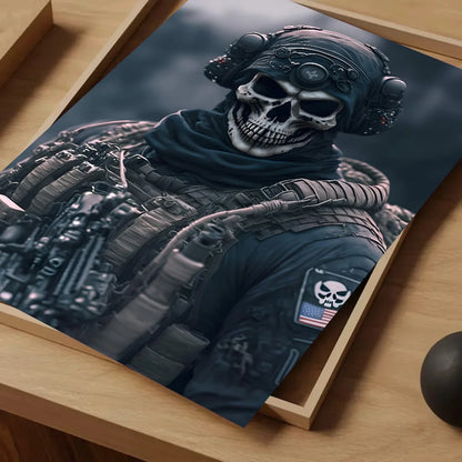 COD Call Of Duty G-Ghosts Poster Self-adhesive Art Waterproof Paper Sticker Coffee House Bar Room Wall Decor