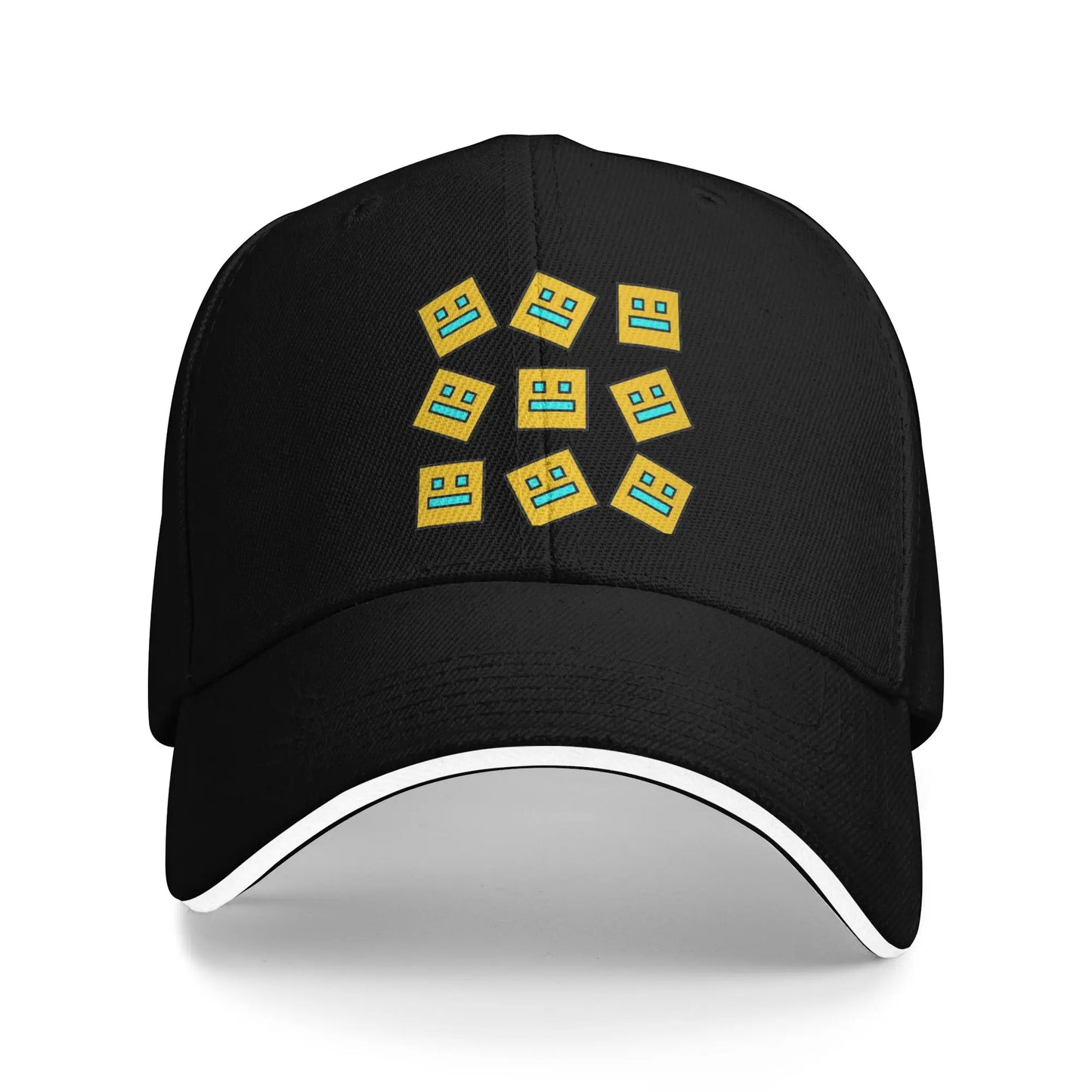 Geometry Cube Gaming Dash Baseball Cap Hip Hop  Sandwich Hats Unisex Adjustable Dad Hat Sport