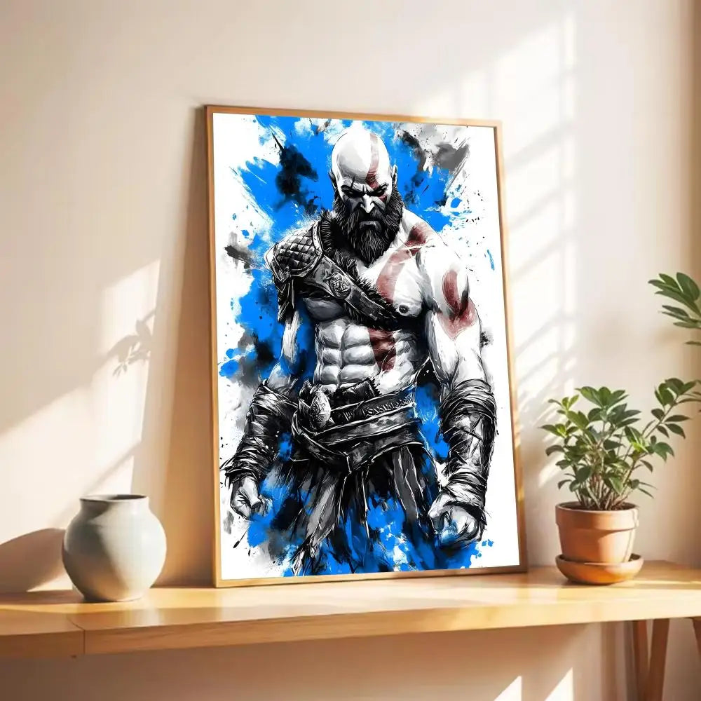 Game G-God of War Poster Wall Art Print Poster Decorative Mural Home Decor Gift Unframed
