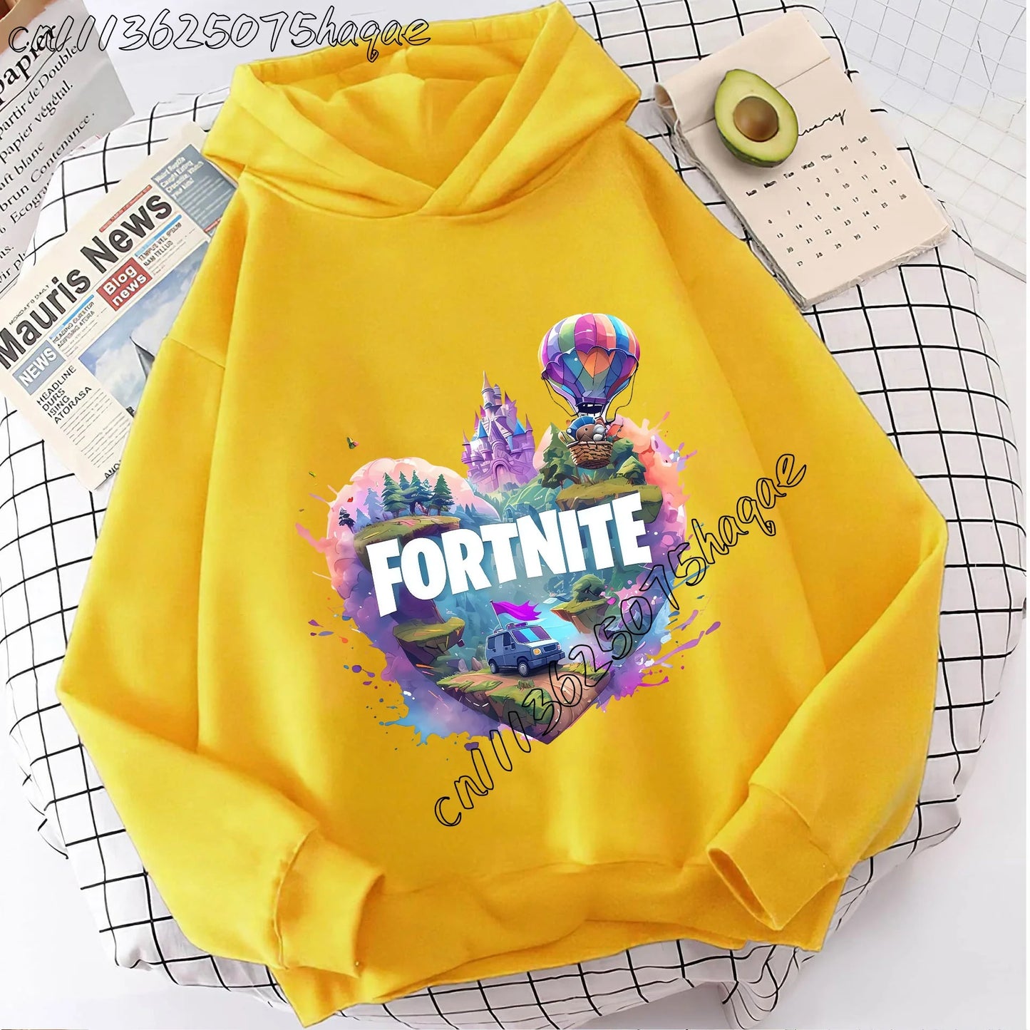 Fortnite Kids Hooded Coats Anime Fortnite Sweatshirts Game Spring Autumn Hoodies Sportswear Children Clothes Gift