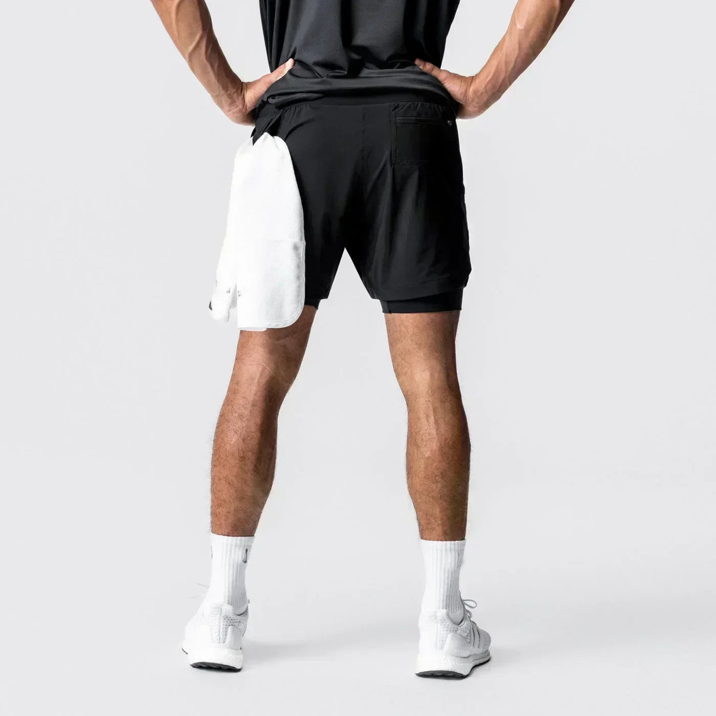 Dragon Ball Men's Shorts Double Layer 2-in-1 Shorts Vegeta Japan Anime Summer Autumn Quick-Drying Fake Two-piece Sports Shorts