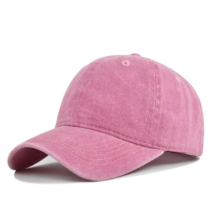 Retro Washed Cotton Baseball Cap Men Women Snapback Hat y2k Hip Hop Caps Solid Color Hat Bone Casquette Outdoor Casual Sport hat