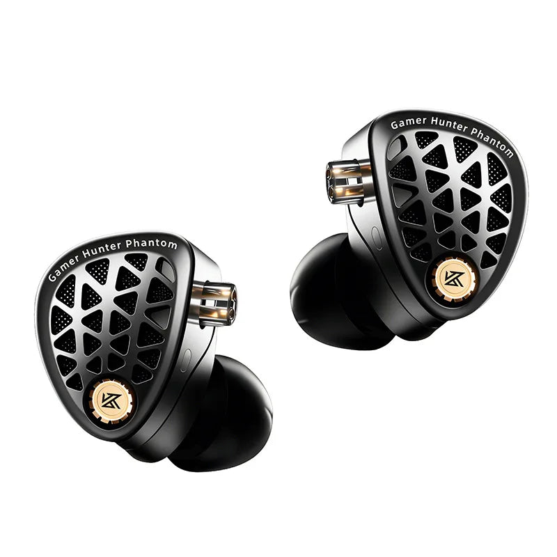 KZ Phantom HiFi Gaming Earphones – Professional Wired In-Ear Gaming Headphones with Custom Tuning Switch, DSP Sound Card, High-Fidelity Audio & Competitive Gaming Sound
