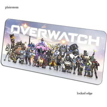 Alfombrilla de ratón gaming Overwatch con impresión HD, 900x400x3mm, alfombrilla gamer para escritorio de ordenador, económica, para notebook y PC