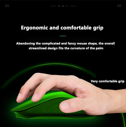 Mouse cablato USB INPHIC B1 silenzioso da ufficio e gaming per PC e laptop