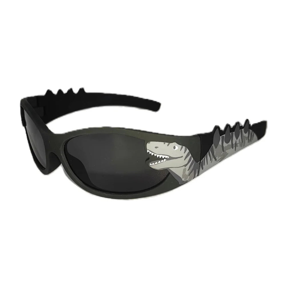 KLASSNUM summer new fashion cute Dinosaur children sunglasses 2026 girls boys birthday party decoration glasse uv400 oculos