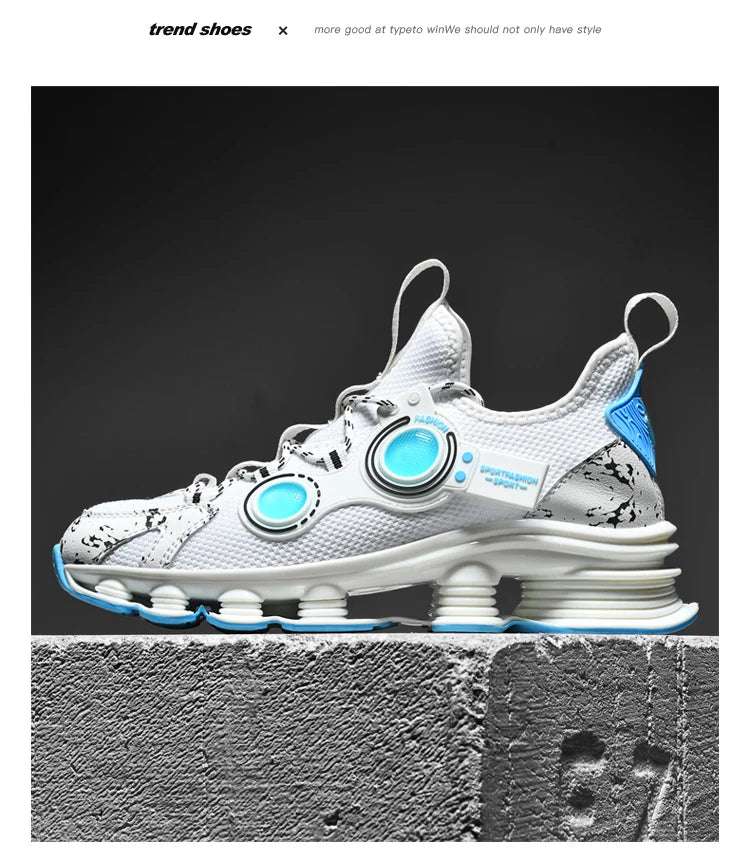 Men's Basketball Shoes Breathable Cushioning Non-Slip Wearable Running Shoes Gym Training Athletic Basketball Sneakers for Men