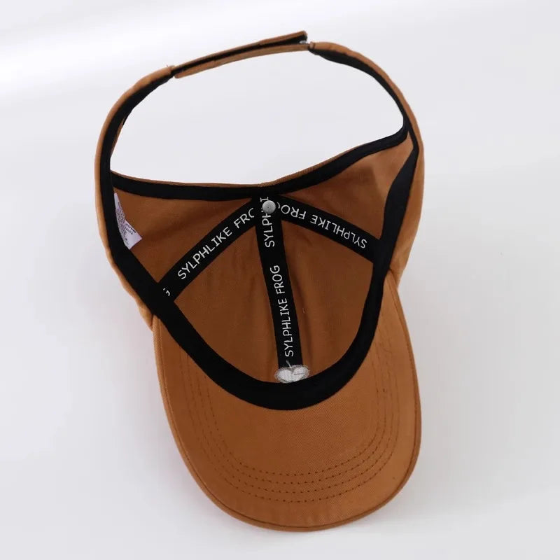 Fashion Kids Baseball Caps for Boys Girls Sun Hat Hollow High Ponytail Caps Children Sunshade Baseball Caps for age 4-12 Years