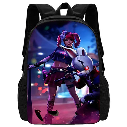 Hot Battle Royales Fortnites Kinder-Rucksäcke für Jungen & Mädchen, Schüler-Geburtstagsgeschenk, Schulranzen für Kinder, unisex, Camping, langlebiger Rucksack