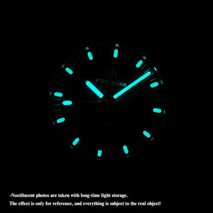 STEELFLIER Official SF793 Luxury GMT Mechanical Wristwatch Steel Bezel NH34 Movement Super Luminous 20Bar Waterproof Dive Watch