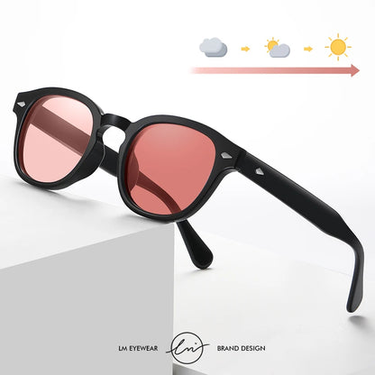 LM NEW Fashion Photochromic Sunglasses Women Men Polarized Blue Eyewear Drivign Outdoor UV Protection Eyewear gafas de sol mujer