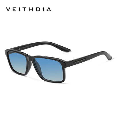 VEITHDIA Polarized UV400 Sunglasses Fashion Photochromic Gradient Mirror Lens Sports Driving Eyeglasses for Men And Women X7919