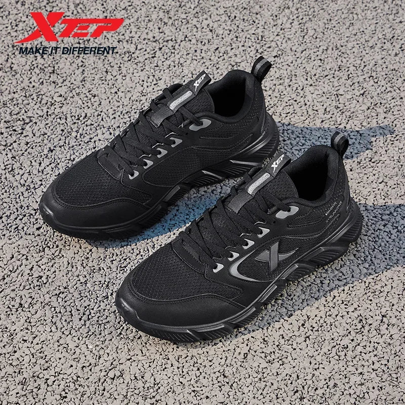 Xtep Running Shoes Men's Summer Mesh Breathable Wear-resistant Sports Lightweight Youth Casual Cushioning Shoes 875219110065