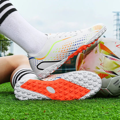 Chaussures de football pour enfants et jeunes, crampons antidérapants, respirants et légers, baskets d'entraînement pour garçons, enfants, matchs de football