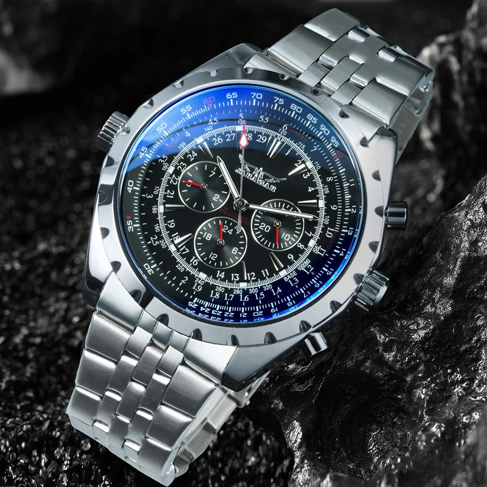 JARAGAR 212 Men’s Automatic Mechanical Watch – Fashion, Business, Luxury, Week Calendar – Men’s Watch – Premium Gift – Reloj Hombre