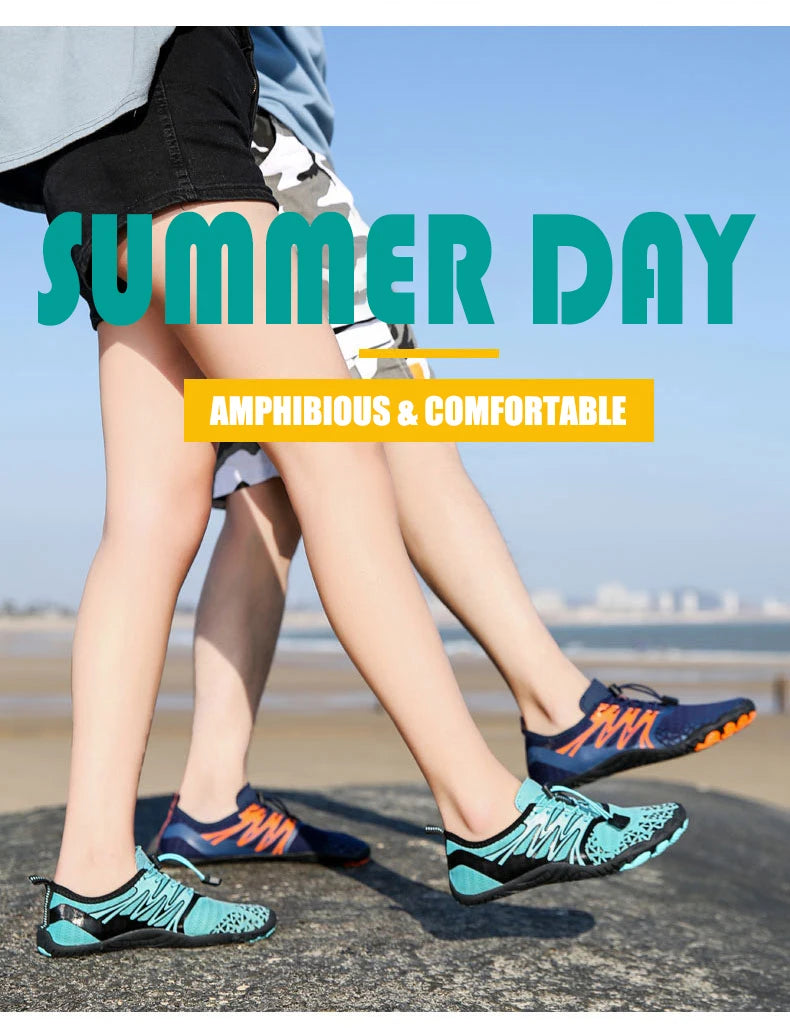 EOCENE męskie i damskie barefoot buty wodne do sportów outdoorowych, szybkoschnące buty na plażę, do pływania, fitnessu, brodzenia, trekkingu i jazdy na rowerze