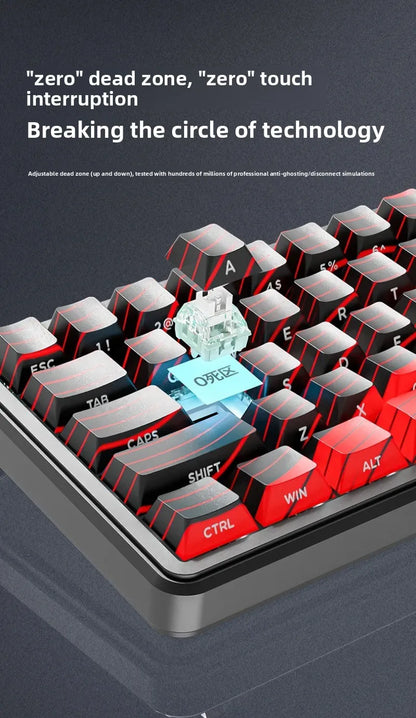 Attack Shark X65 PRO HE Magnetic Switch Keyboards 8K RT 0.001mm Side Engraving Bluetooth Wireless Gaming Keyboards Windows Mac PC