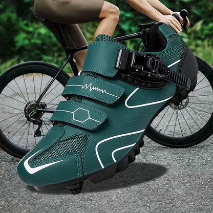 Neutral MTB Cycling Shoes, Compatible With Peloton Road Cycling Shoes, Men's Cycling Sports Shoes, Reflective Strip Design