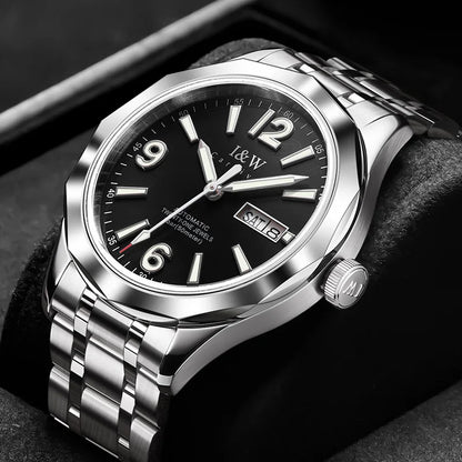 Mechanische Luxusuhr für Herren „Reloj CARNIVAL“ aus Wolfram, Automatikwerk MIYOTA 8205, wasserdicht.