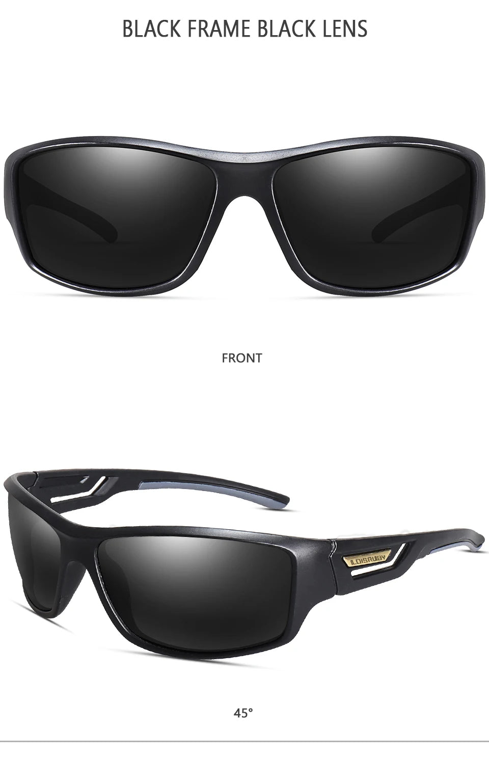 LOISRUBY Camouflage Polarized Cycling Driving Sunglasses Outdoor Tacakle Protection Sports Fishing Running Goggles