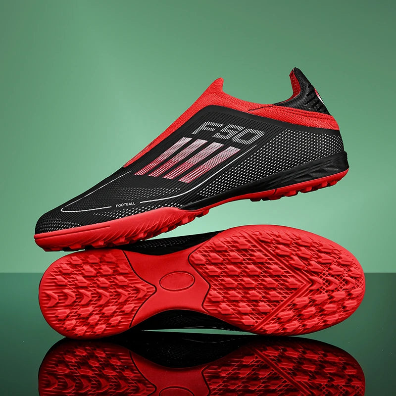 Nouvelles chaussures de football pour hommes, crampons de sport d'extérieur pour garçons et adultes, bottes de football d'entraînement respirantes, antidérapantes, à crampons longs, confortables