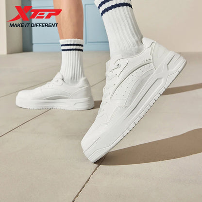 Xtep Skateboarding-Schuhe 2025 Sommer Leichte Sportschuhe mit dicker Sohle Low-Top-Sneaker im modischen Street-Style 875319310016