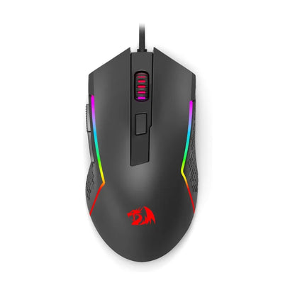 Ratón gaming con cable Redragon M616 RGB 10000 DPI óptico, 6 botones programables, 8 modos retroiluminados y software compatible con configuración DIY de teclas