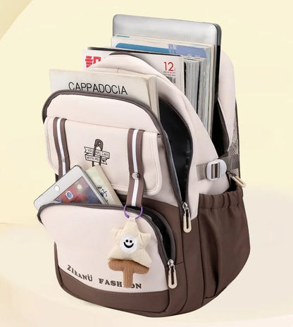 Fortnite Schüler-Rollrucksack mit großem Fassungsvermögen, wasserdichtem, leichtem Design, minimalistischer Laptop-Schultasche und lässiger Reisetasche