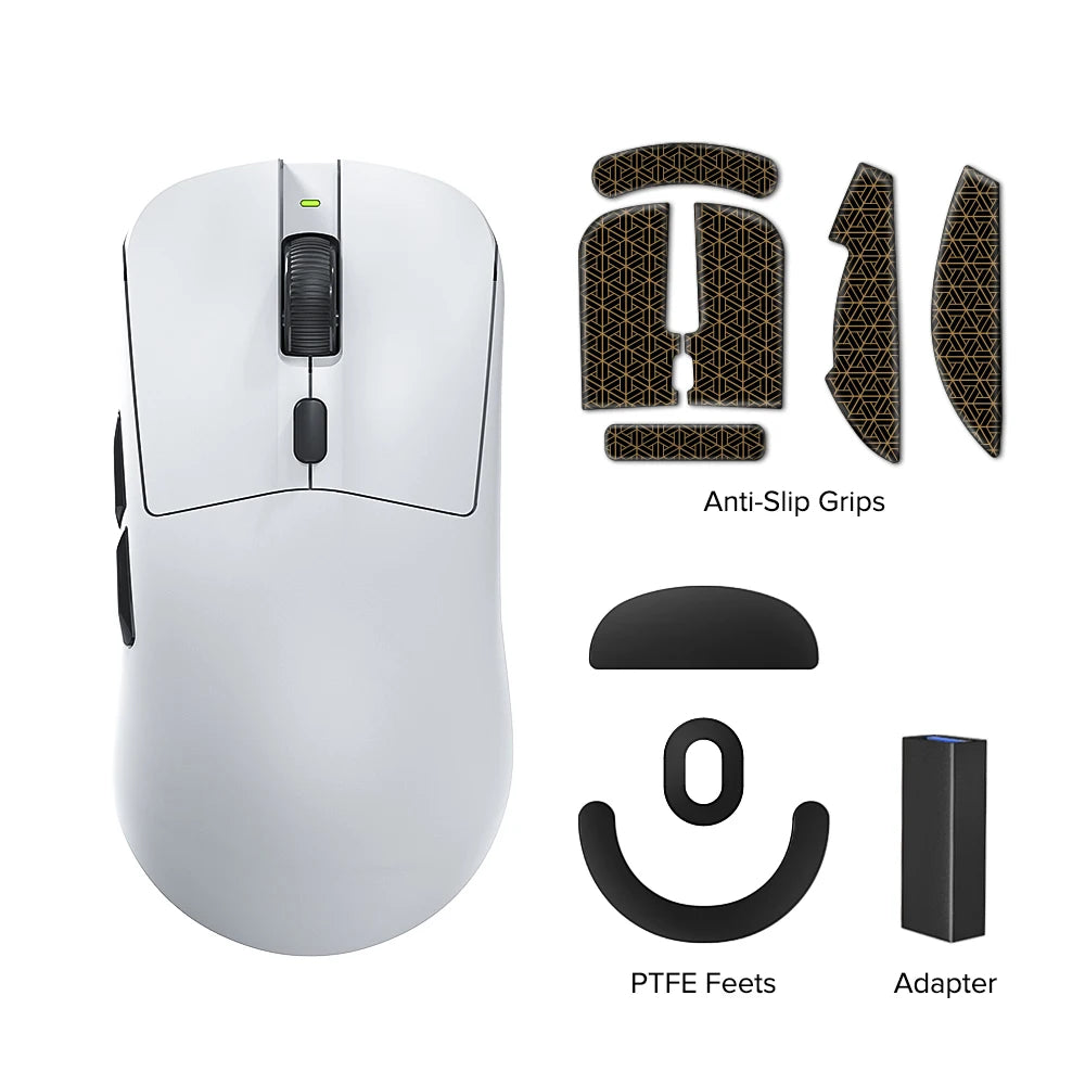 KYSONA M617 Wireless Mouse Ergonomics Tri-mode  Rechargeable 2.4G 59g Lightweight E-sports PAW 3395 DPI 26K Gaming Mouse For PC