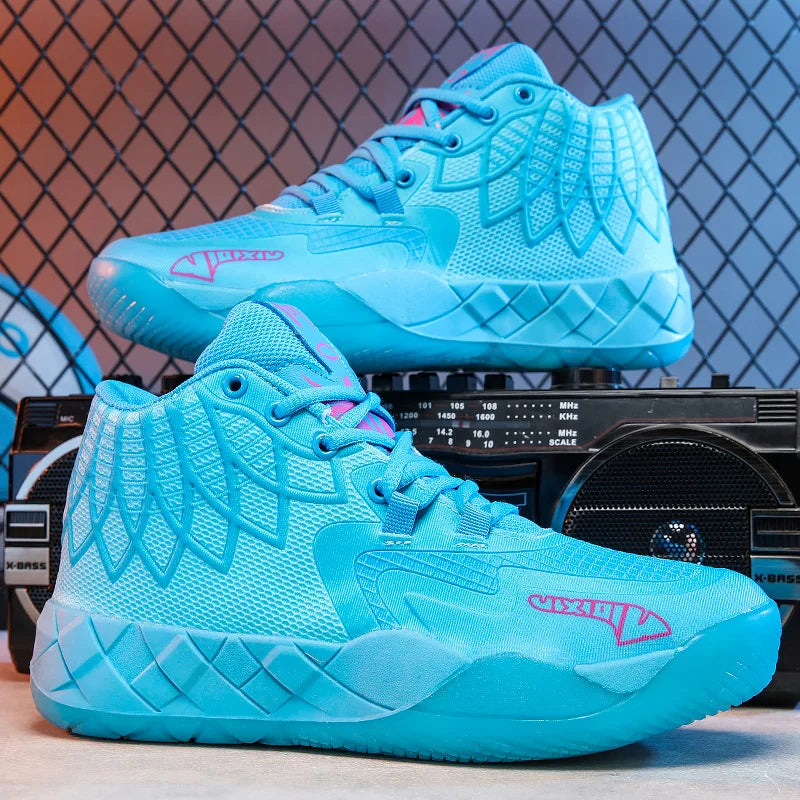 Youth Basketball Shoes for Actual Combat, Outdoor Comfortable Cushioning, Wear-Resistant, Fashionable, Breathable, High Quality