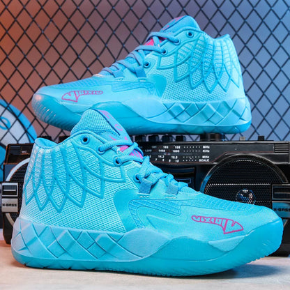Youth Basketball Shoes for Actual Combat, Outdoor Comfortable Cushioning, Wear-Resistant, Fashionable, Breathable, High Quality