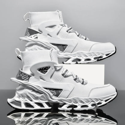 Chaussures de course respirantes pour hommes, baskets pour hommes, mocassins à la mode, chaussures de tennis décontractées, course d'entraînement, luxe