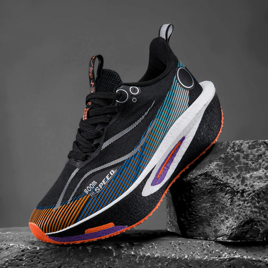 Zapatillas de running con placa de carbono para hombre y mujer, profesionales para maratón, competición y entrenamiento en carretera, transpirables y ligeras
