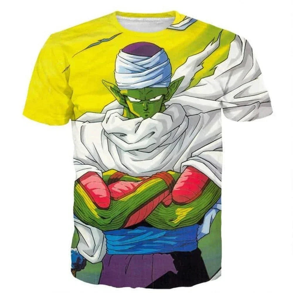 Summer 2026 Dragon Ball T Shirt Kids Tops Tee Anime Figures Son Goku Super Saiyan T-shirt Boys T-shirts Children Short Sleeve