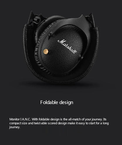Marshall MONITOR II A.N.C. kabellose Kopfhörer mit Geräuschunterdrückung – Premium-Bluetooth-Over-Ear-Headset mit tiefem Bass, Mikrofon & Gaming-Audio