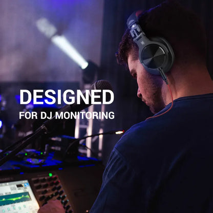Cuffie DJ da studio cablate over-ear OneOdio con microfono – Headset per mixaggio e monitoraggio con driver da 40mm per gaming e registrazione
