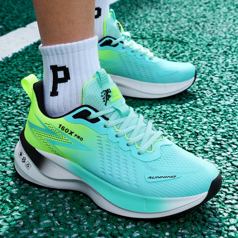 Spezielle Marathon-Laufschuhe für Herren und Damen, atmungsaktiv, leicht, mit Carbonplatte, komfortable, rutschfeste Sportsneaker
