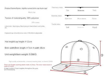 38 Colors Mesh Trucker Hats Outdoor Snapback Dad Hat Hip Hop Men Women Adjustable Boys Girls Baseball Caps
