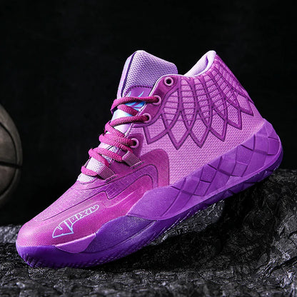 Youth Basketball Shoes for Actual Combat, Outdoor Comfortable Cushioning, Wear-Resistant, Fashionable, Breathable, High Quality