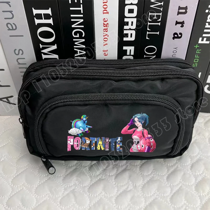 Astuccio portapenne Fortnite con motivo creativo del gioco, borsa contenitore Harajuku per ragazzi e ragazze, articoli per il ritorno a scuola, regali di compleanno e per feste