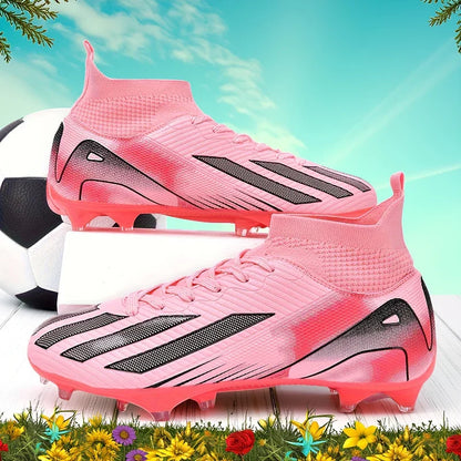 New Men's Football Boots Cleats Boys Ultralight Sport Soccer Shoes Adult Professional Non-Slip Comfortable Training Match Grass