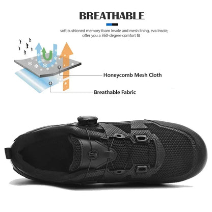 Professional Men's MTB Cycling Shoes White Racing Self-Locking 2024 Speed Road SPD Bicycle Sneakers New Women's Flats Cleats Shoes
