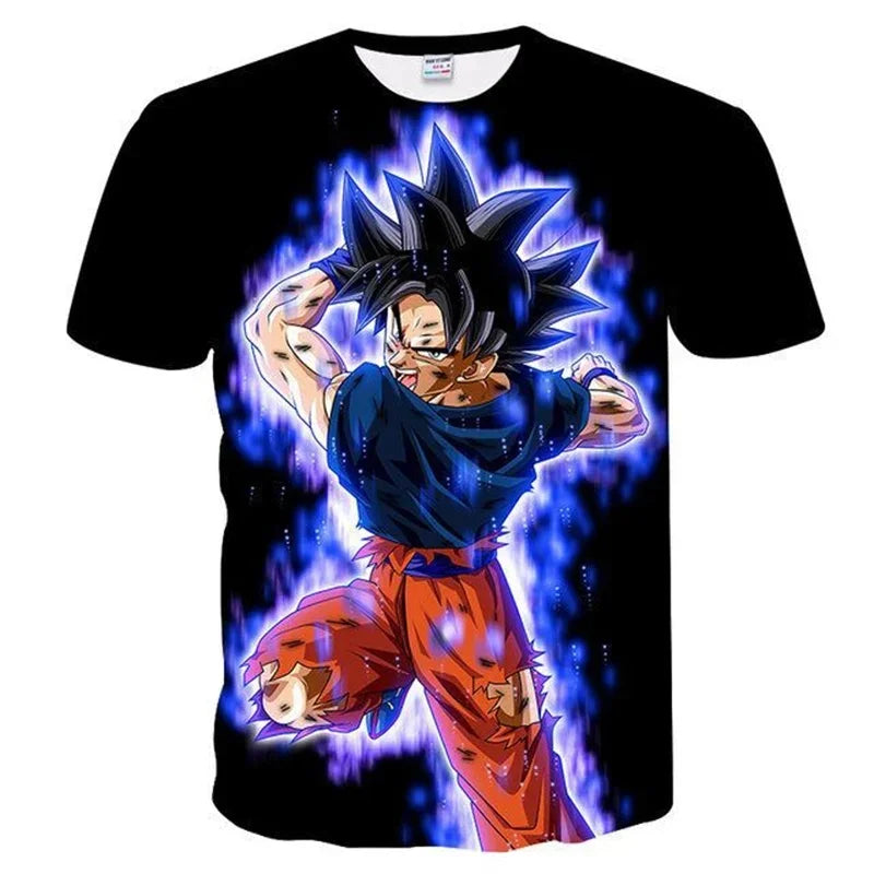 2026 Men's T-shirts Dragon Ball Z T-shirt Boys Clothes Children's Clothing Summer Short Sleeve Kids Cartoon Tee Tops Baby Boy