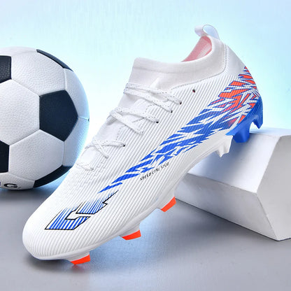 Nouvelles chaussures de football professionnelles pour hommes, chaussures de football antidérapantes, unisexes, respirantes, chaussures de futsal, nouvelles chaussures à crampons, livraison directe, ultralégères