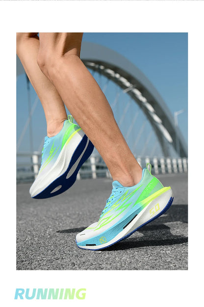 Scarpe da running 5.0 MIX con piastra in carbonio per uomo e donna, sneakers da gara per maratona, stabili, reattive, ammortizzanti e da allenamento